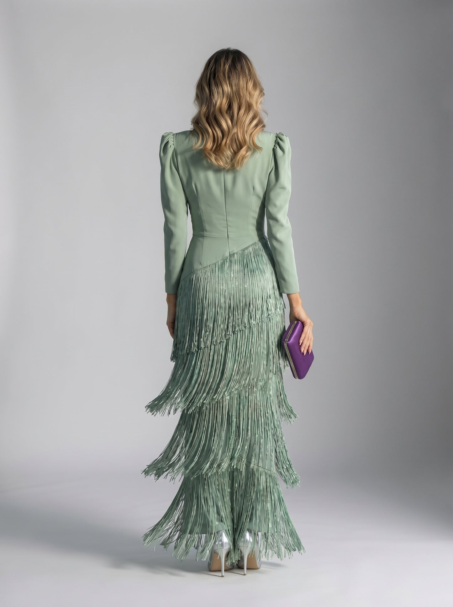 Elena | Elegante Vestido con Flecos
