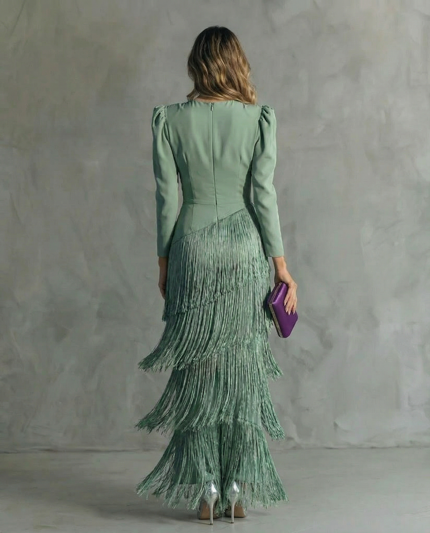 Elena | Elegante Vestido con Flecos