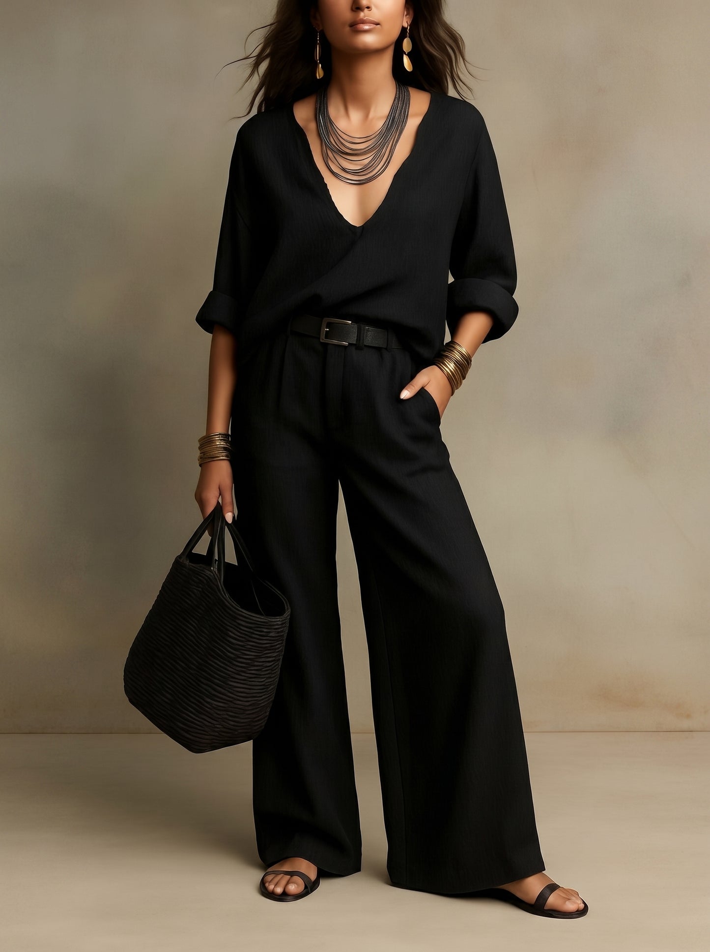 Mercedes | Conjunto Elegante en V