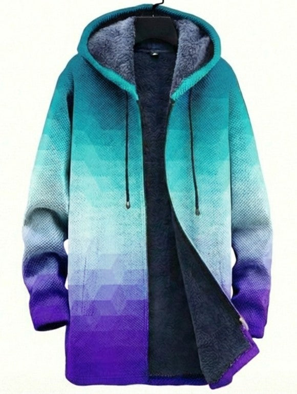 Carolina Vega™ | Chaqueta con Capucha y Cremallera de Lujo inspirada en el Arte