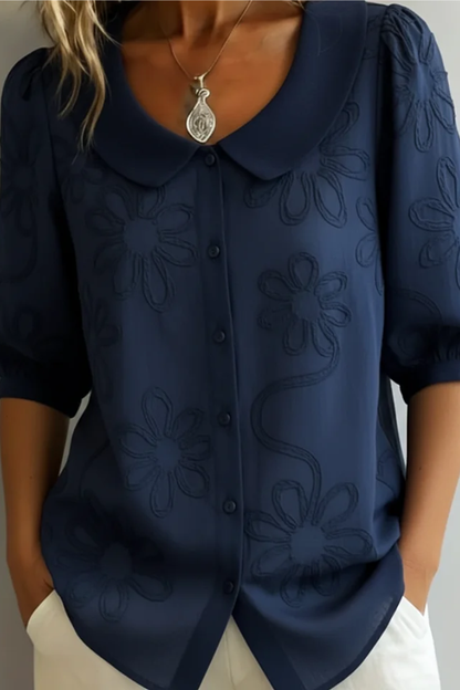 Angela | Elegante Camisa Floral