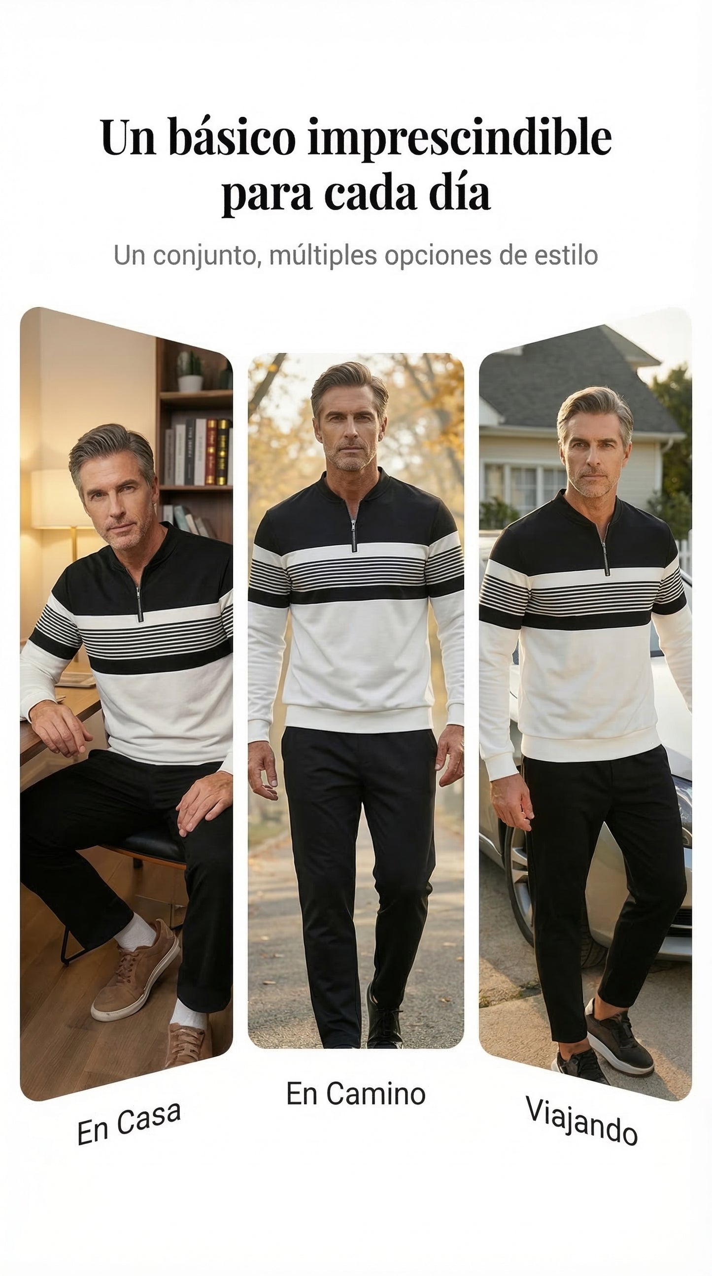 Conjunto Versatil para hombre: Elegante Y Sofisticado