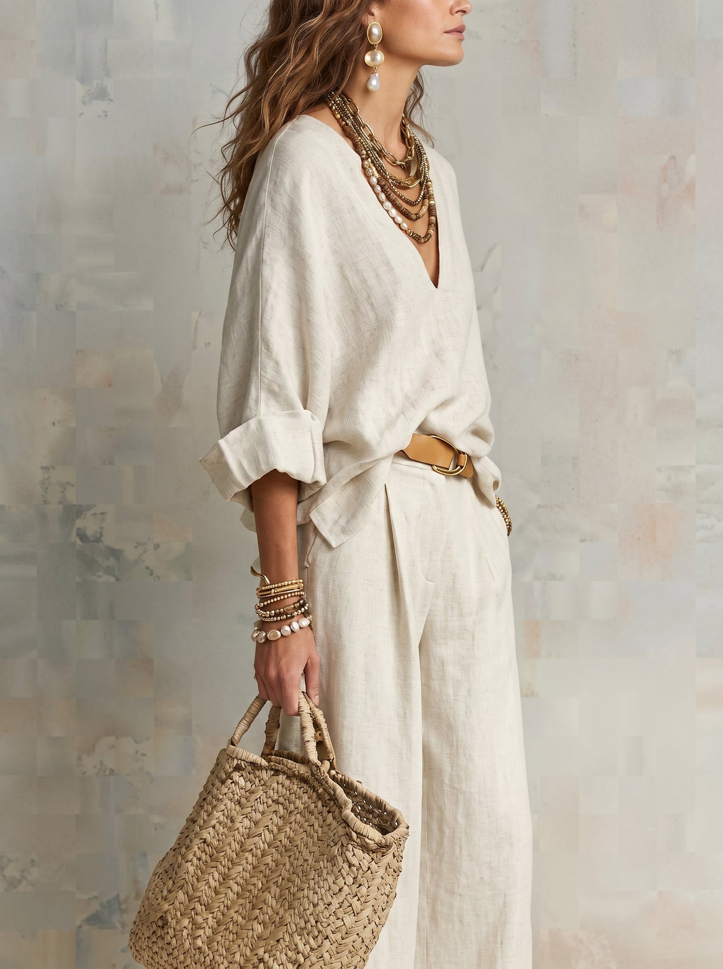 Mercedes | Conjunto Elegante en V
