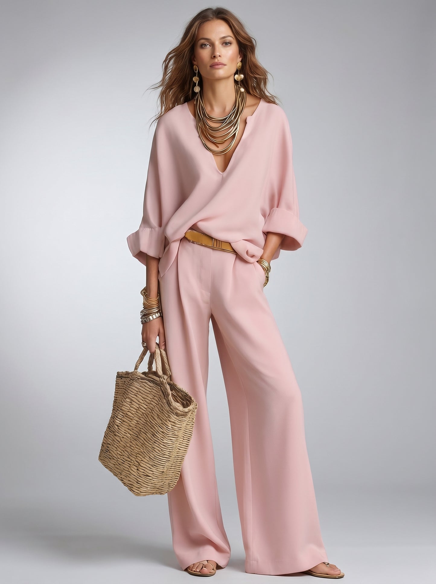 Mercedes | Conjunto Elegante en V