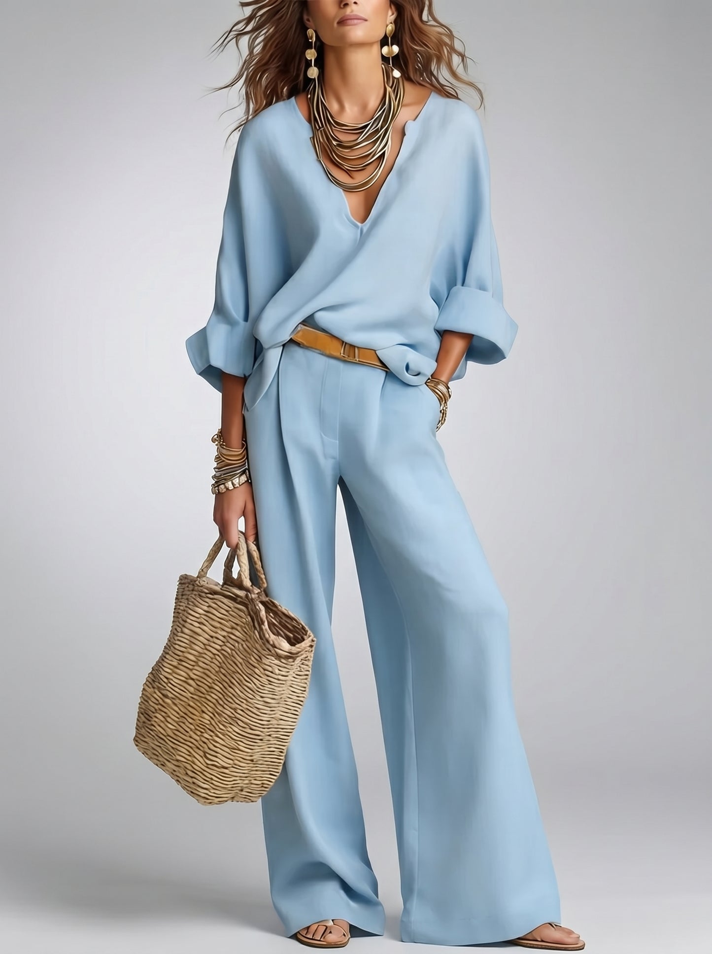 Mercedes | Conjunto Elegante en V