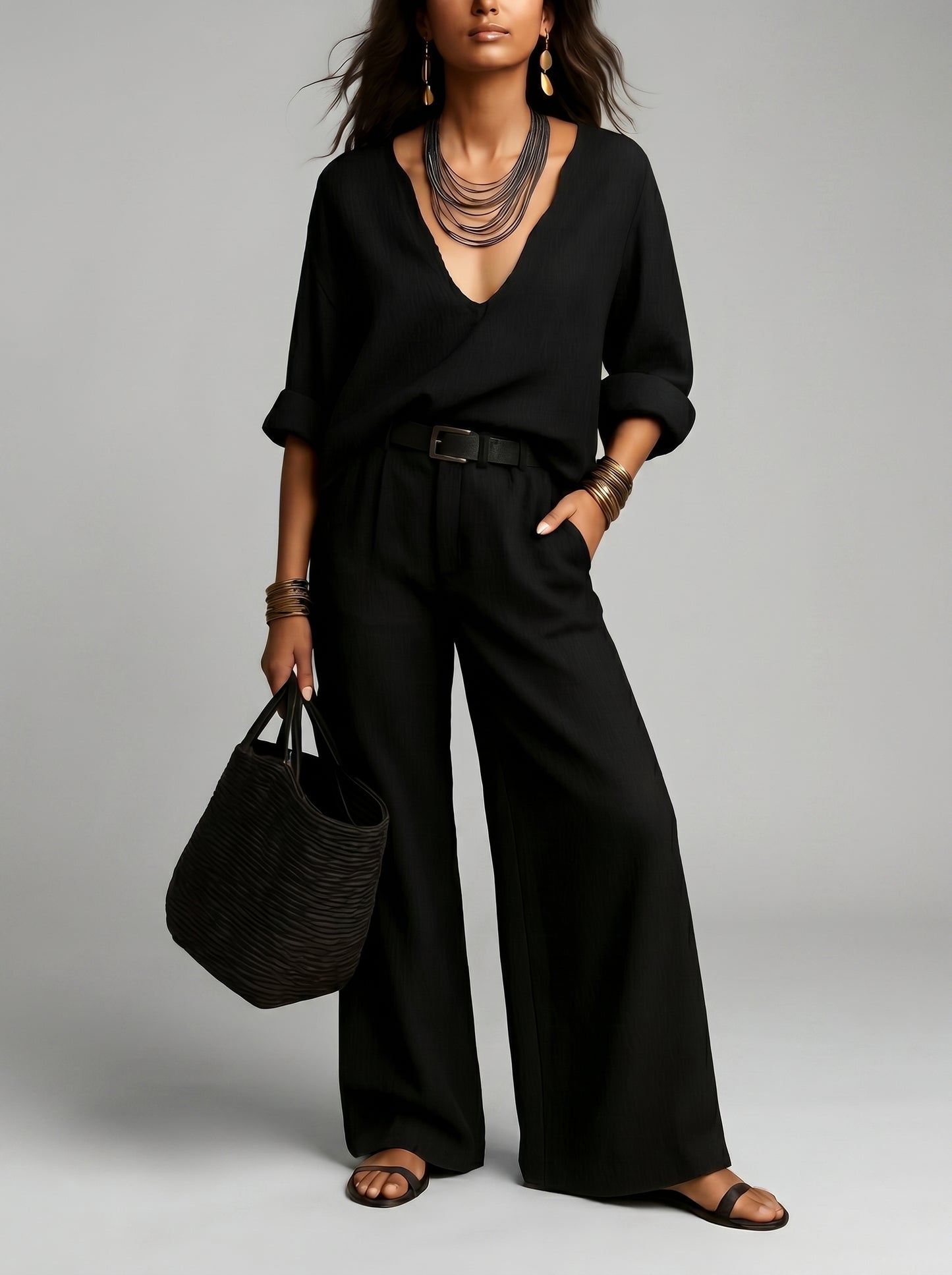 Mercedes | Conjunto Elegante en V