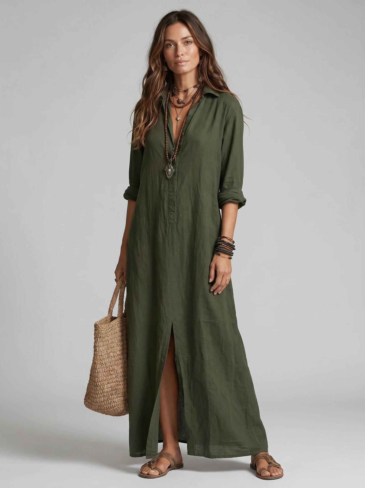 Raquel | Vestido Largo con Caída