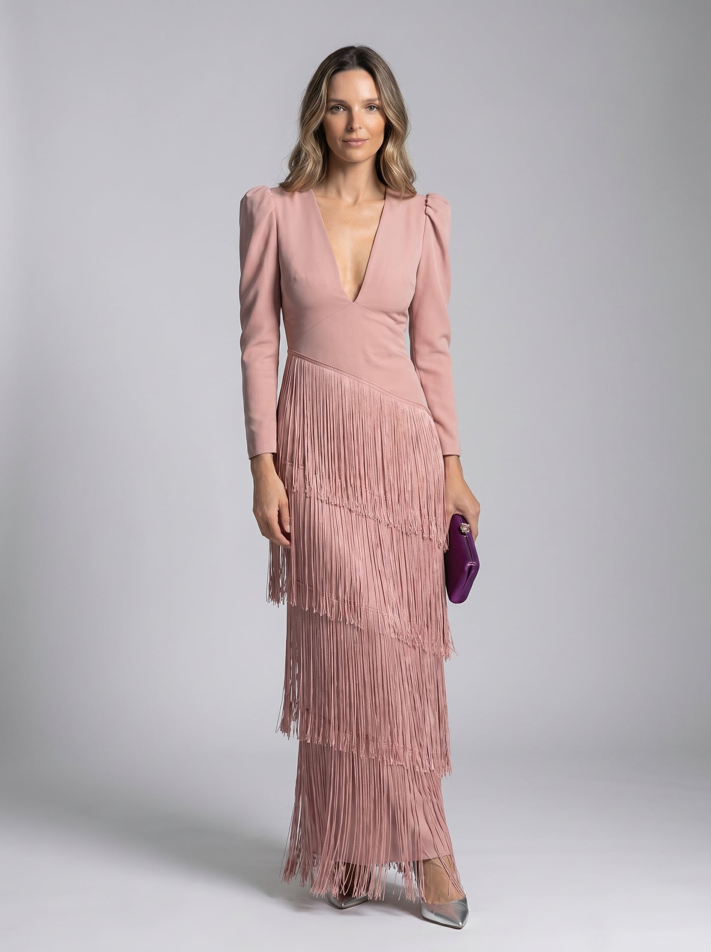 Elena | Elegante Vestido con Flecos