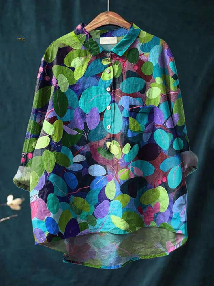 Carolina Vega™ – Camisa de lino Primaveral