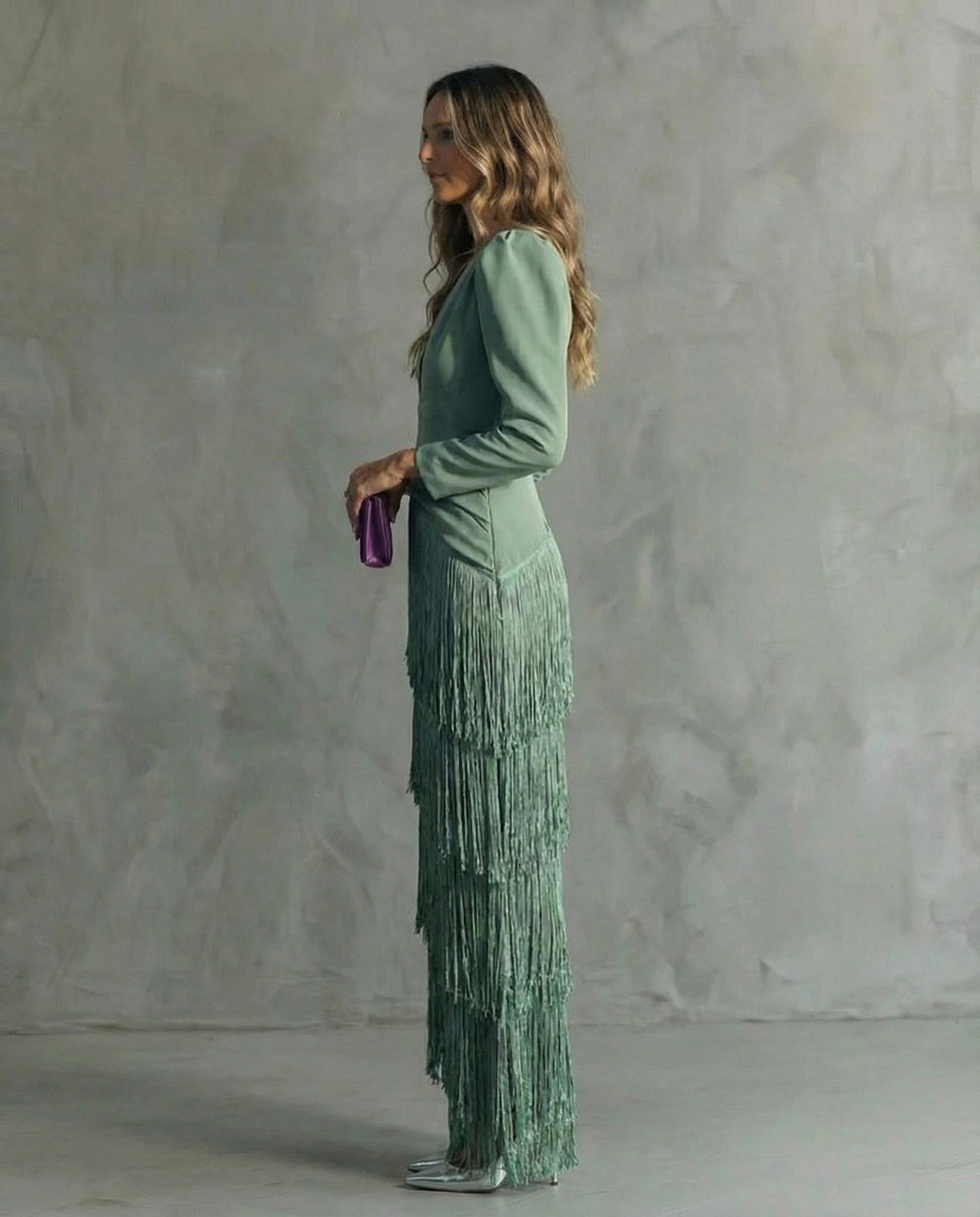 Elena | Elegante Vestido con Flecos
