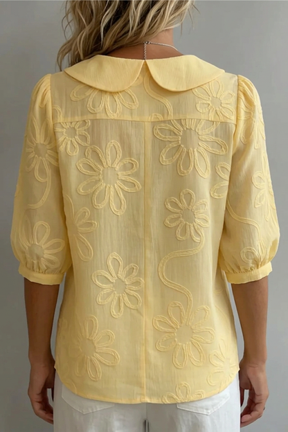 Angela | Elegante Camisa Floral
