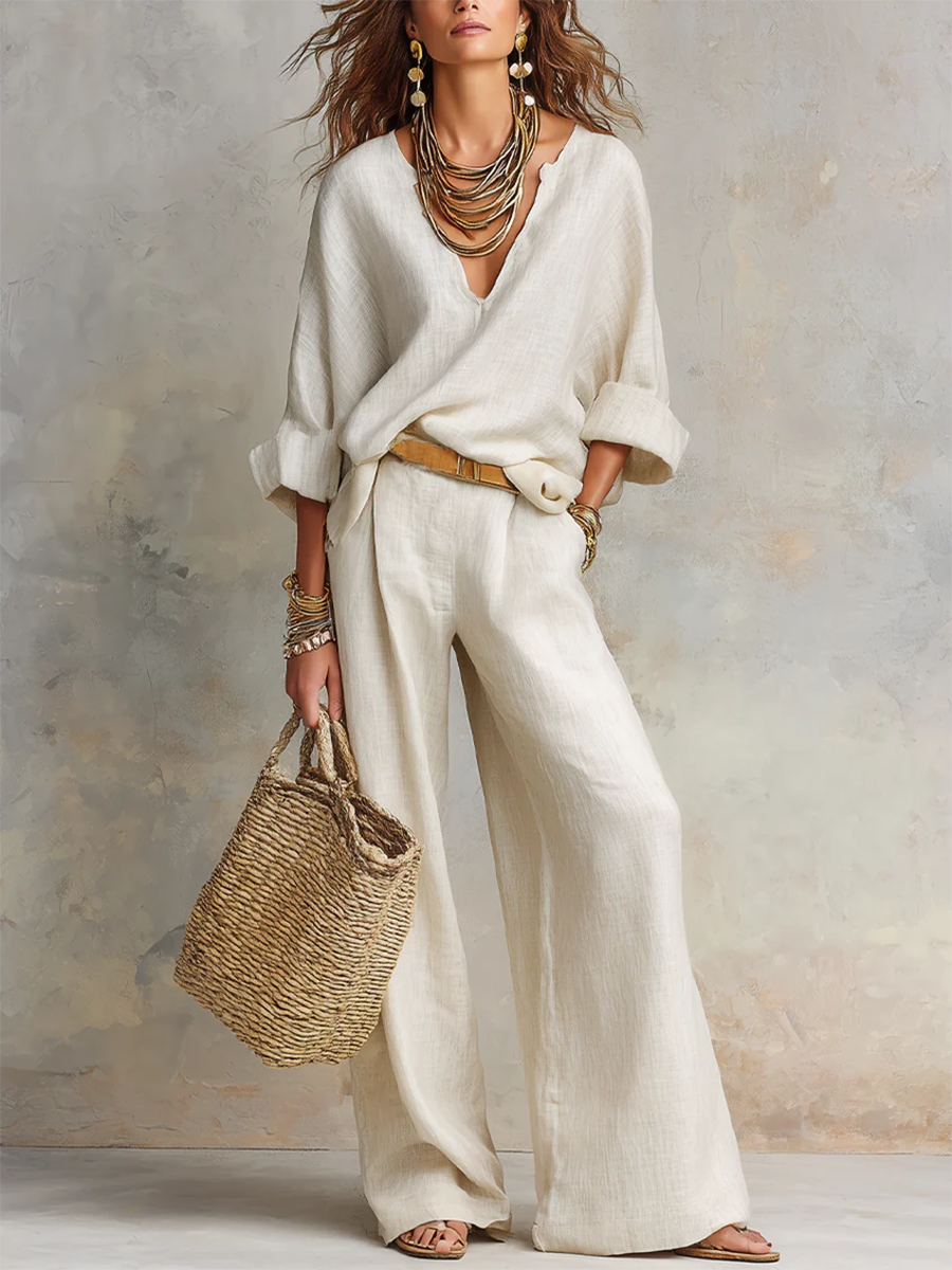 Mercedes | Conjunto Elegante en V