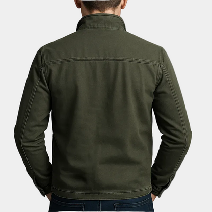 Dario | Chaqueta vintage de algodón con cremallera
